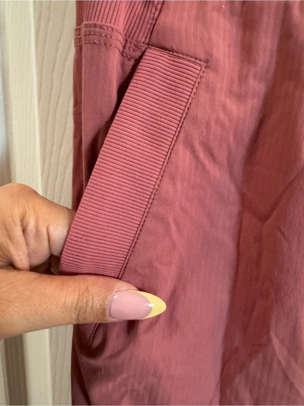 lululemon athletica Dance Studio mid rise full length Pant brier rose size 4